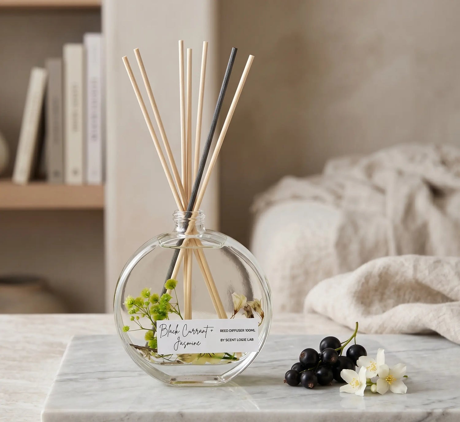 Handmade 100ml Reed Diffuser | Long-Lasting Botanical Home Fragrance