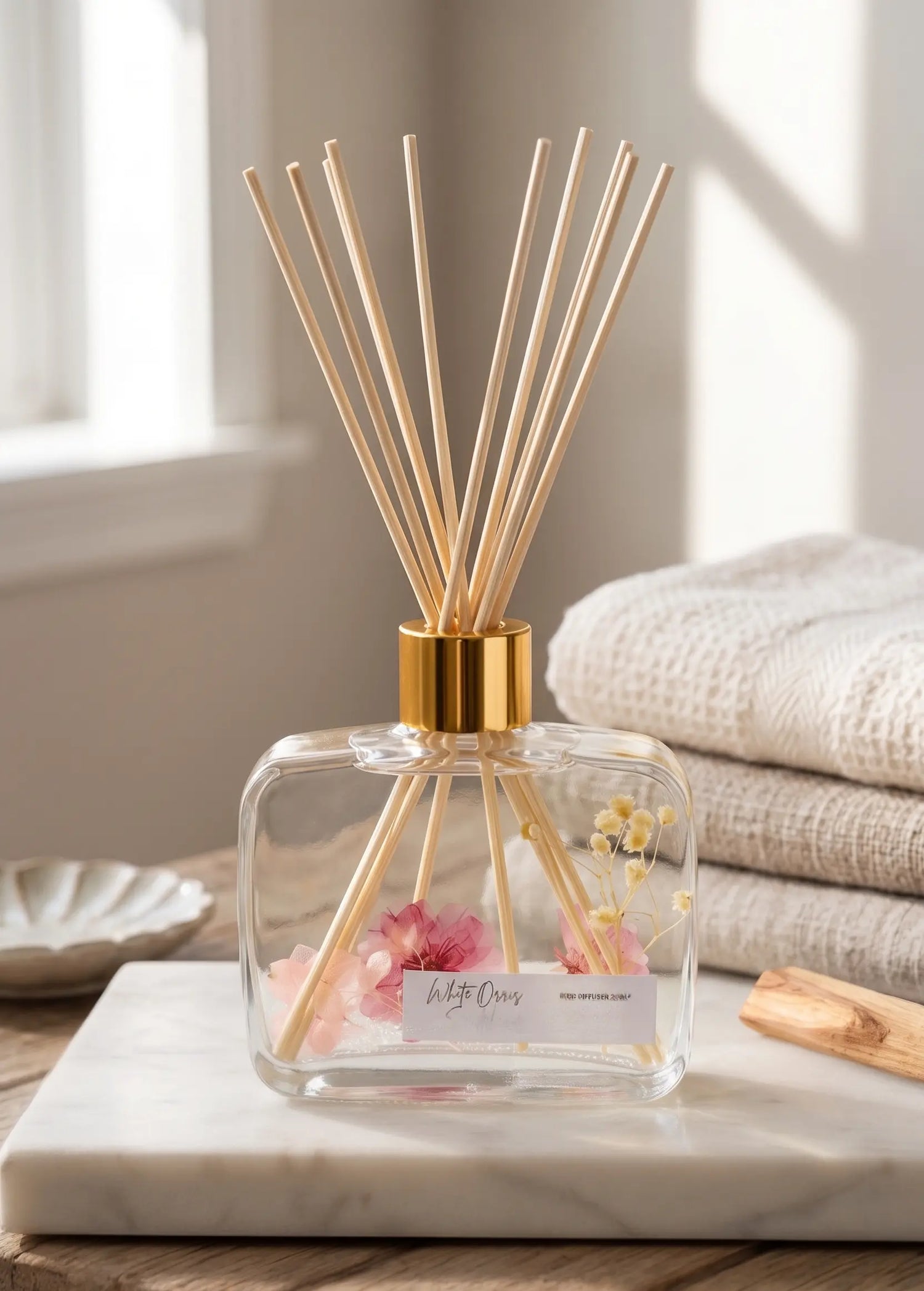 Botanical Reed Diffuser 6.8oz– Natural Home Fragrance & Décor
