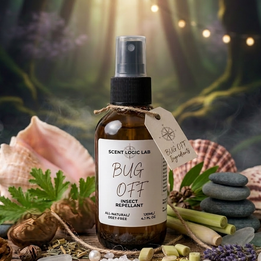 Bug Off All-Natural Insect Repellent (120mL / 4.1 FL OZ) - handmade home fragrance gift