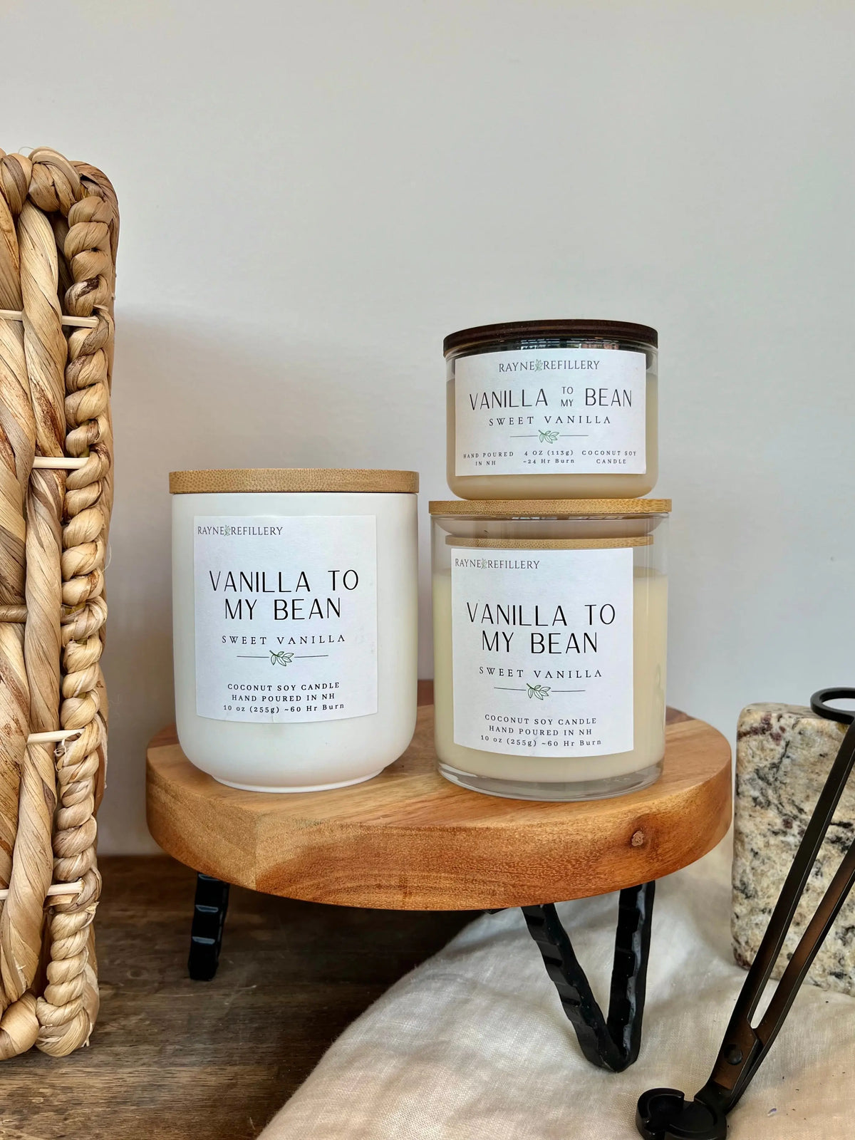 Vanilla To My Bean – Luxury Handmade Coconut Soy Candle - handmade home fragrance gift