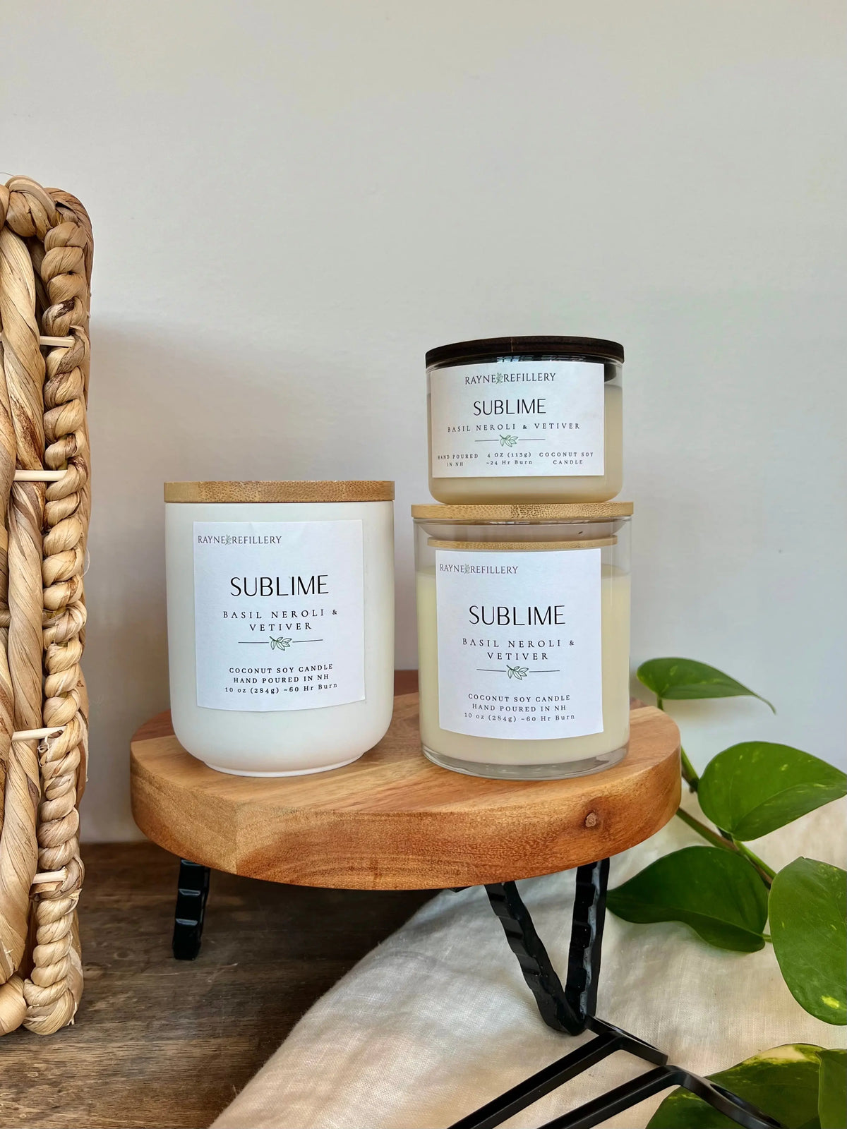Sublime – Luxury Eco-Friendly Coconut Soy Candle - handmade home fragrance gift