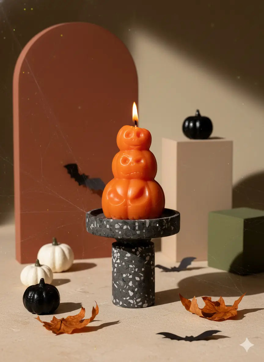 Pumpkin Candle | Hand-Poured Fall Soy Wax - handmade home fragrance gift