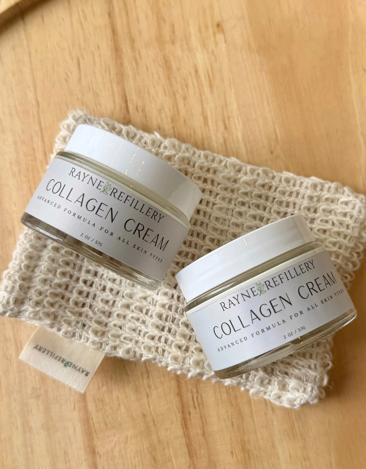 Collagen Boosting Face Cream | Hydrolyzed Collagen, Argan Oil & Mango Butter - handmade home fragrance gift