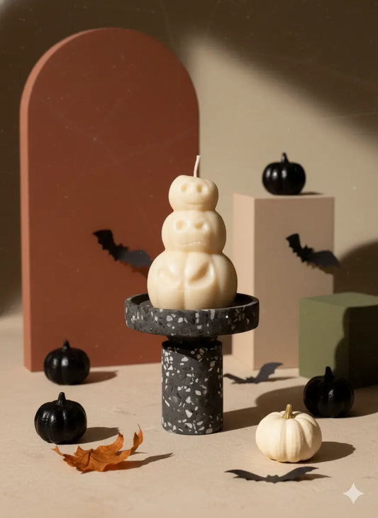 Pumpkin Candle | Hand-Poured Fall Soy Wax - handmade home fragrance gift