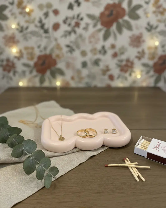 Modern Wavy Trinket Dish | Jewelry Catch-All Tray - Kind Gifts Co.