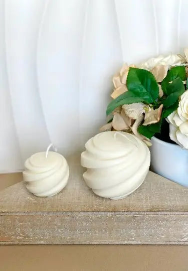 Swirl Candle | Minimalist Creation - handmade home fragrance gift