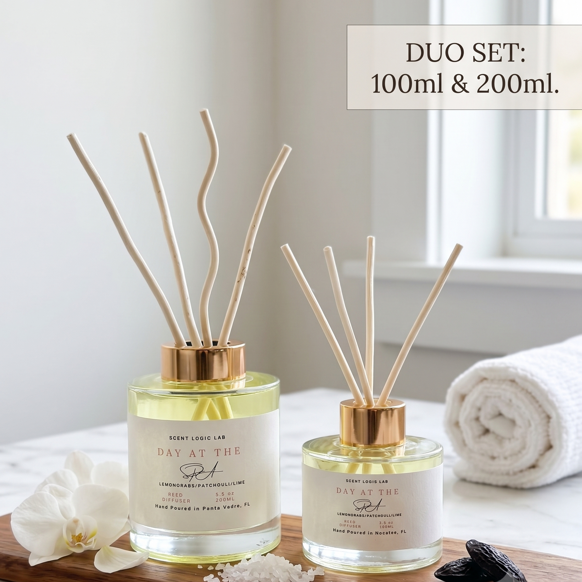 Day at the Spa Reed Diffuser - handmade home fragrance gift
