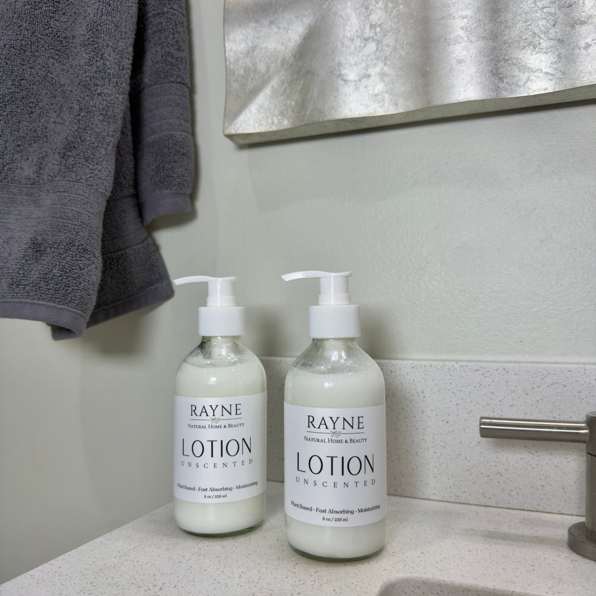 Unscented Body Lotion - Fragrance-Free Daily Moisturizer for Sensitive Skin