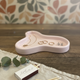 Handcrafted Jesmonite Catch All Tray in Clover Design - handmade home fragrance gift