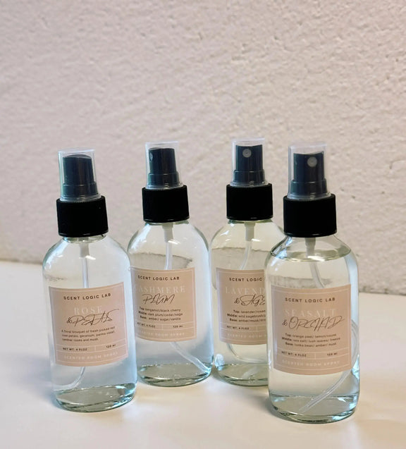 4oz Room & Linen Spray – Over 20 Luxe Scents - handmade home fragrance gift
