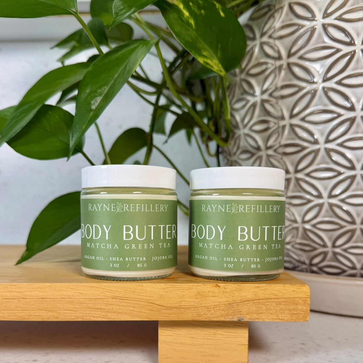 Matcha Green Tea Body Butter – Shea Butter & Argan Oil Antioxidant Moisturizer