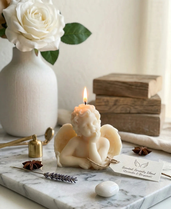 Angel Candle | Discover Serenity - handmade home fragrance gift