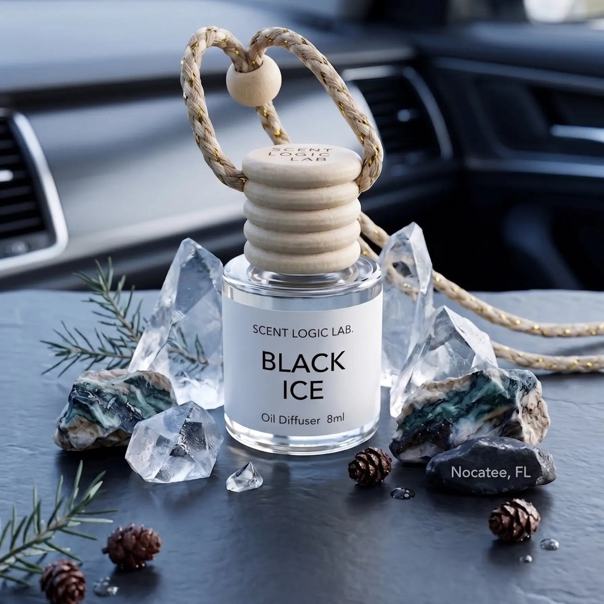 Luxury 8ml Car Diffuser in Nature Scents - handmade home fragrance gift