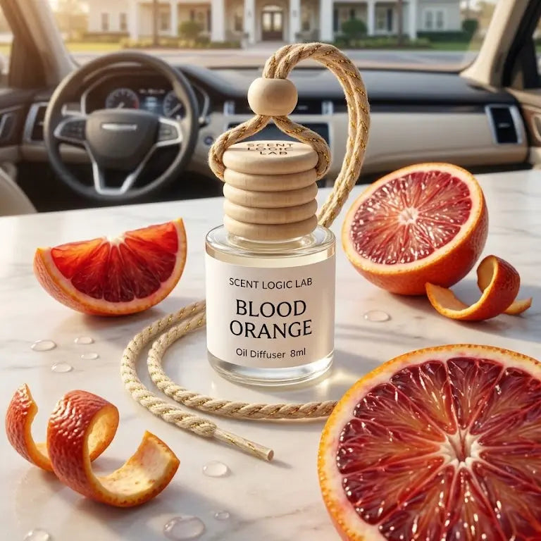 Luxury 8ml Car Diffuser in Fruity Scents - handmade home fragrance gift