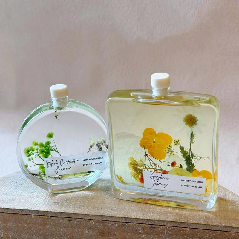 Handmade Long Lasting Reed Diffuser 100ml | Botanical Home Fragrance - handmade home fragrance gift