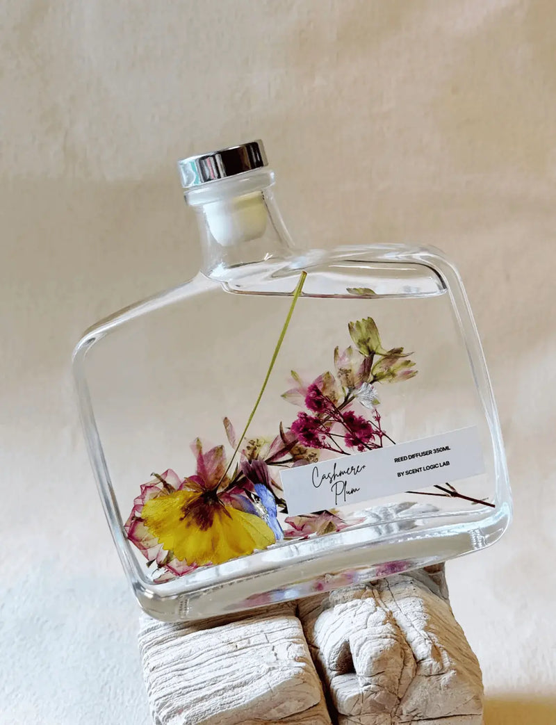 Handmade Botanical Reed Diffuser 12 OZ - Premium Aromatherapy Decor