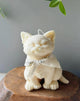 Large Cat Sculpture Candle | Gallery-Quality Soy Wax - handmade home fragrance gift