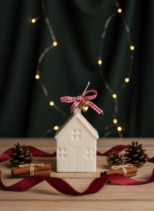 Christmas Cottage Candles for Cozy Holiday Decor