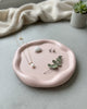 Jesmonite Jewelry Tray | Handcrafted Round Trinket Dish - Kind Gifts Co.