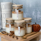 Coffee Candle in Glass Jar - handmade home fragrance gift