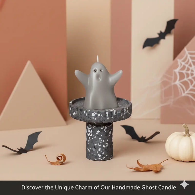 Ghost Candle |  Halloween Decor - Kind Gifts Co.