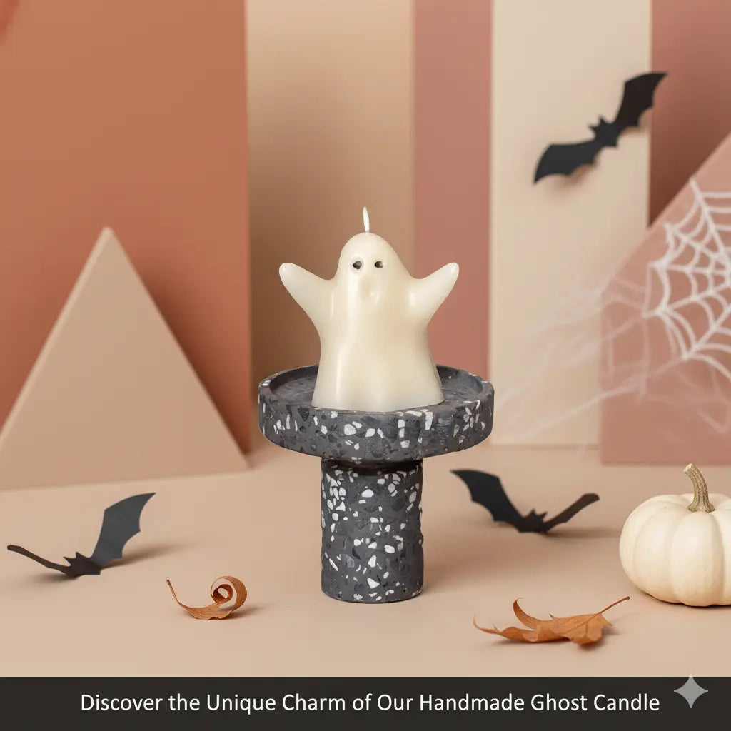 Ghost Candle |  Halloween Decor - Kind Gifts Co.