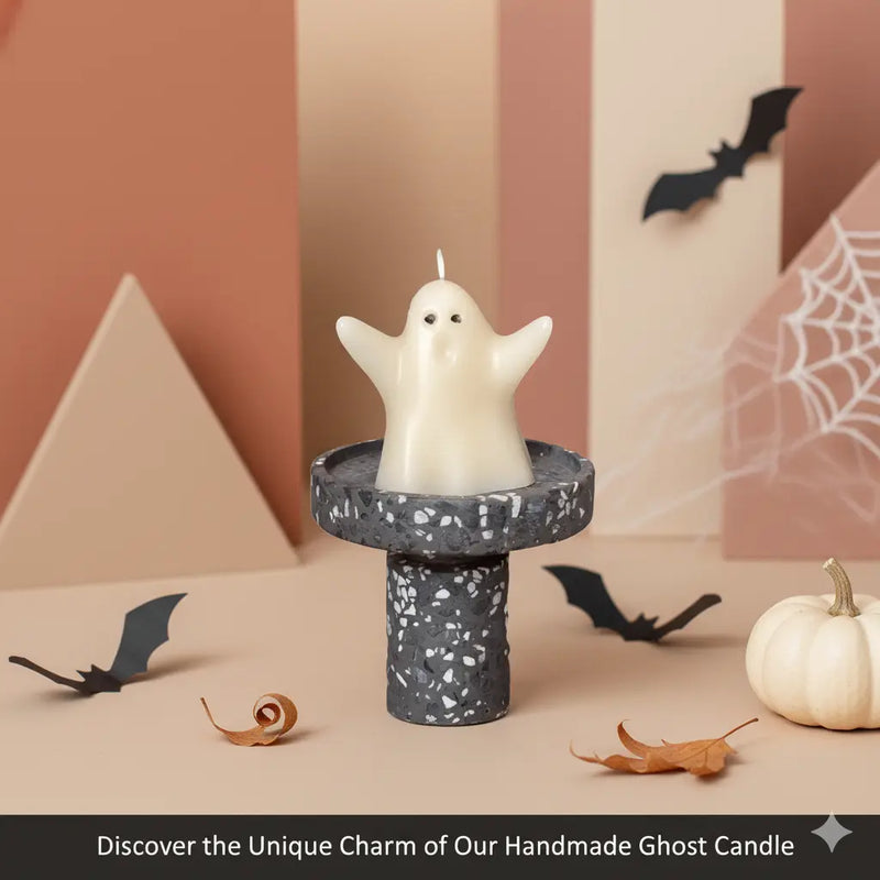 Ghost Candle |  Halloween Decor - Kind Gifts Co.