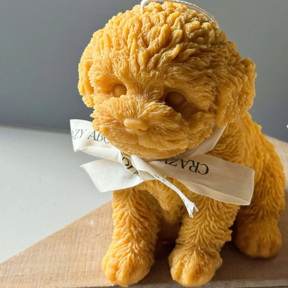 Large Puppy Candle - Perfect for Dog Lovers - handmade home fragrance gift