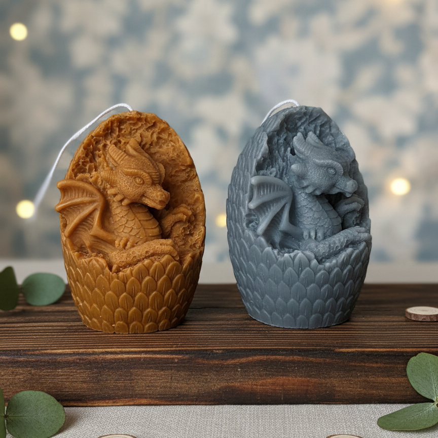 Dragon's Egg Candle | Magical Ambiance - handmade home fragrance gift