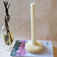 Lantern Candle Decor | Sculptural Soy Wax Lantern Pillar Candle - handmade home fragrance gift