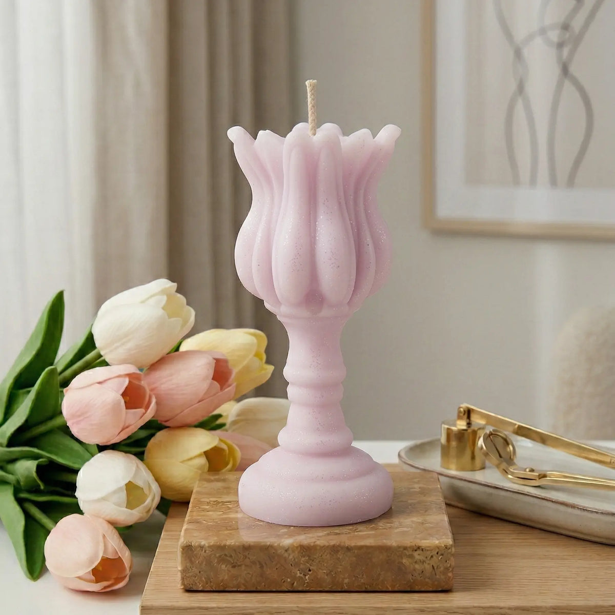 Tulip Candle | Chic Home Decor - handmade home fragrance gift