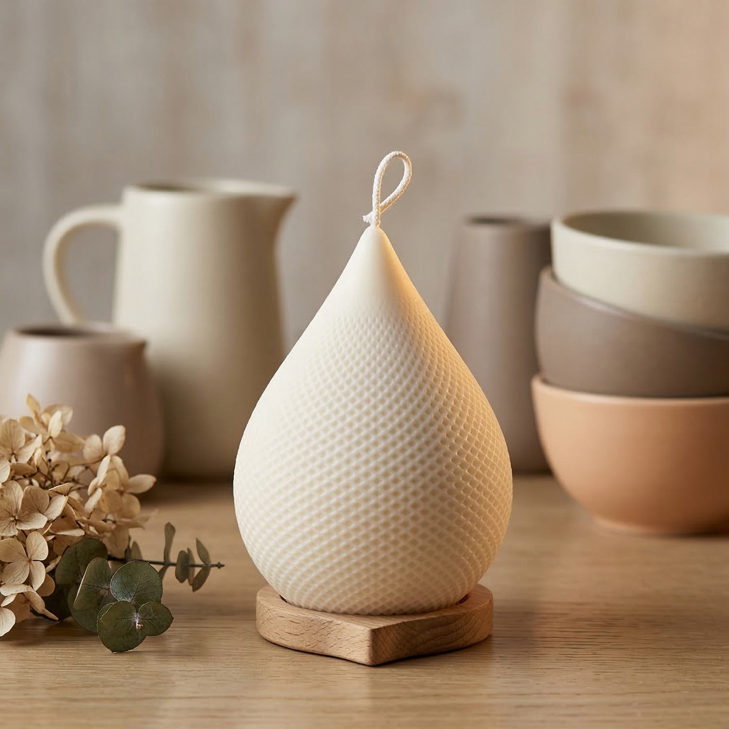 Teardrop Candle | Home Decor Accent - handmade home fragrance gift