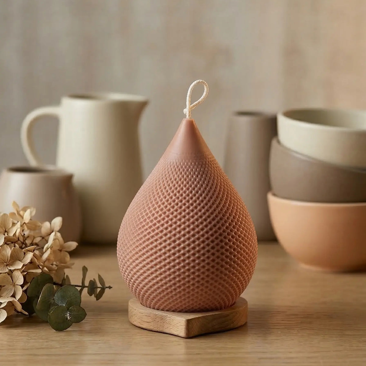 Teardrop Candle | Home Decor Accent - handmade home fragrance gift