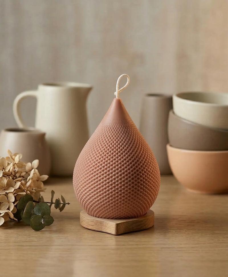 Teardrop Candle | Home Decor Accent - handmade home fragrance gift