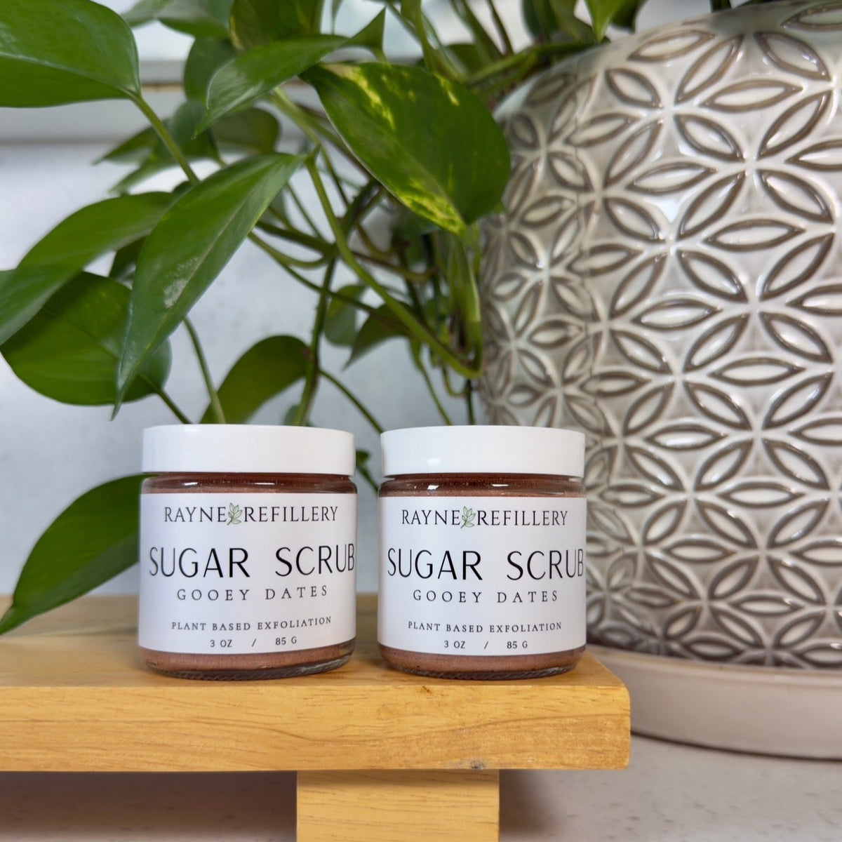 Gooey Dates Whipped Sugar Scrub - Caramel Vanilla Exfoliating Body Scrub