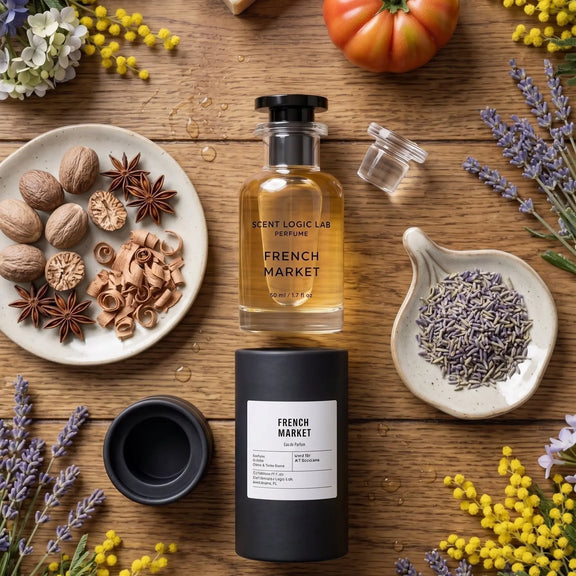 French Market – Unisex Floral Eau de Toilette - handmade home fragrance gift