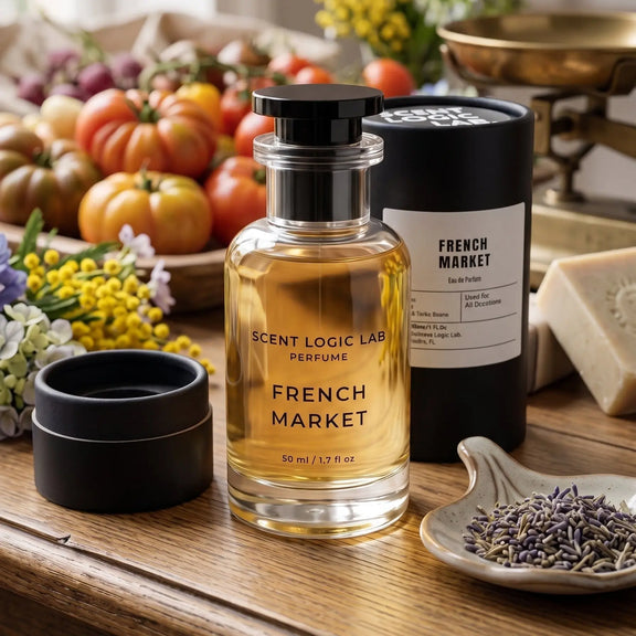 French Market – Unisex Floral Eau de Toilette - handmade home fragrance gift
