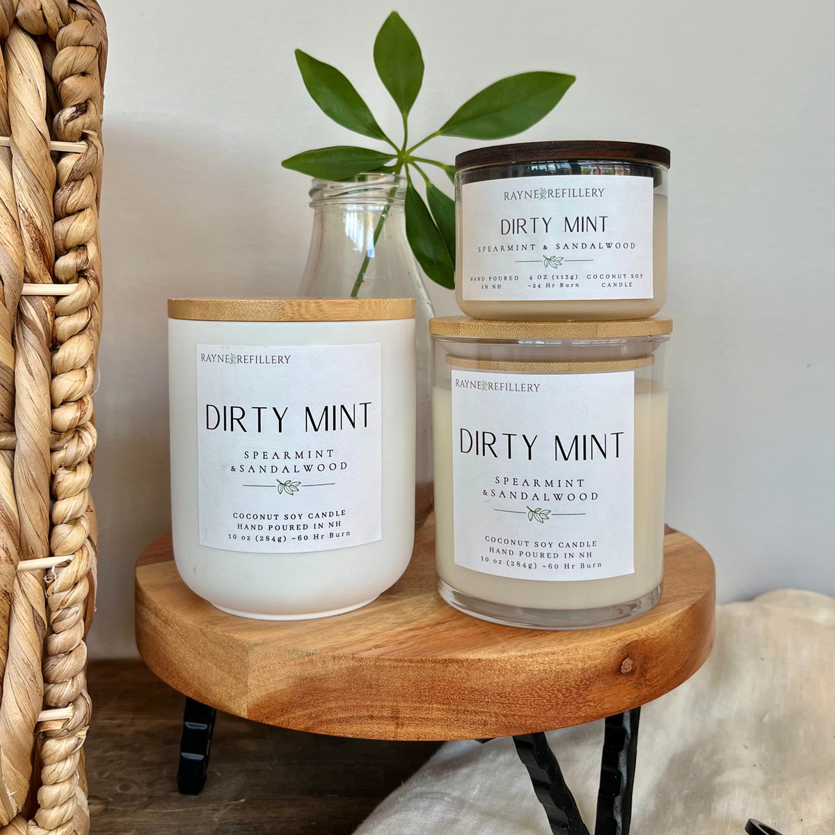Dirty Mint - Coconut Soy Wax Candle