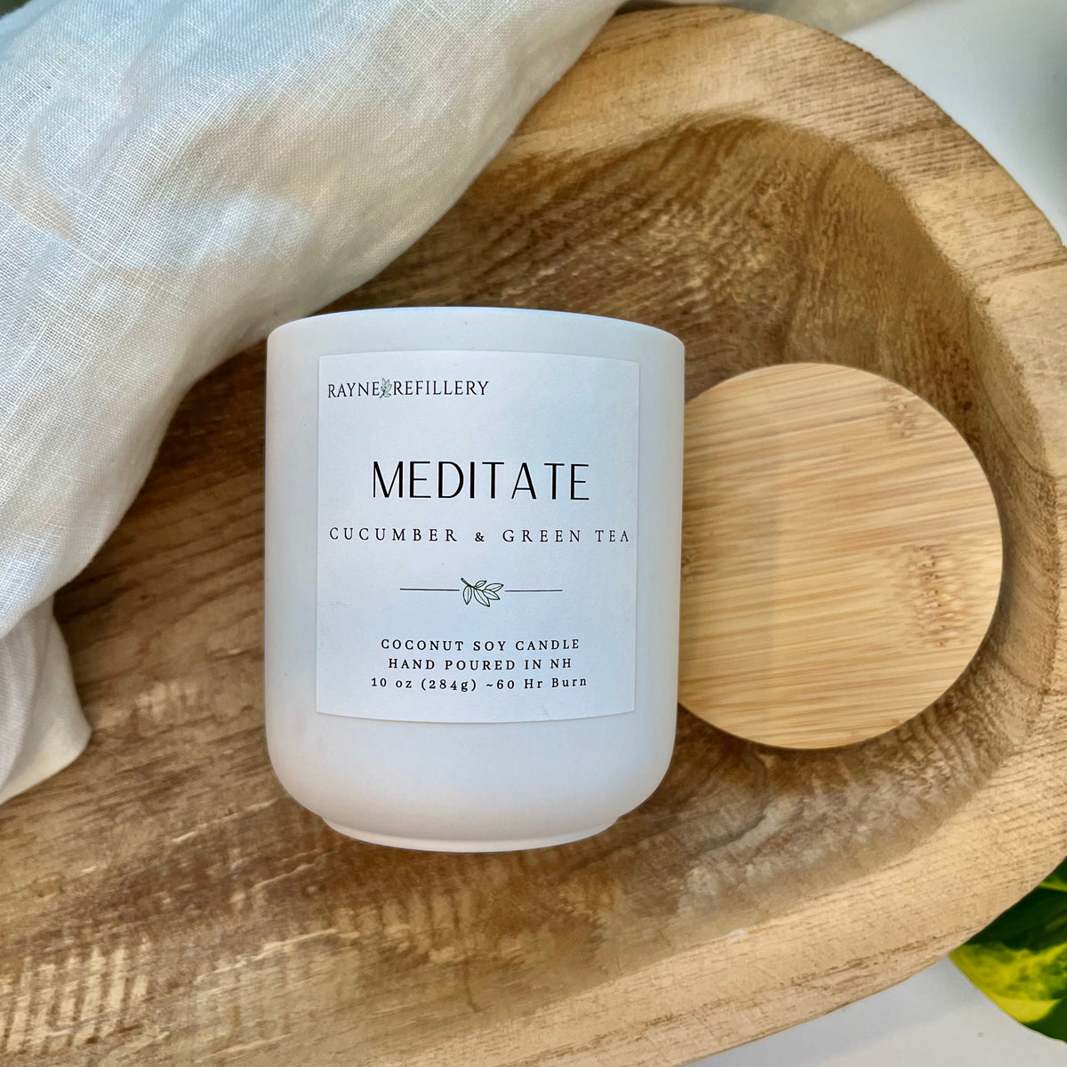 Meditate – Luxury Clean Burning Coconut Soy Candle