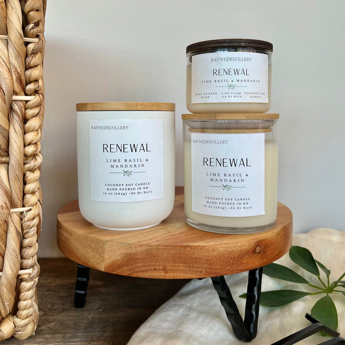 Renewal – Handmade Natural Coconut Soy Candle