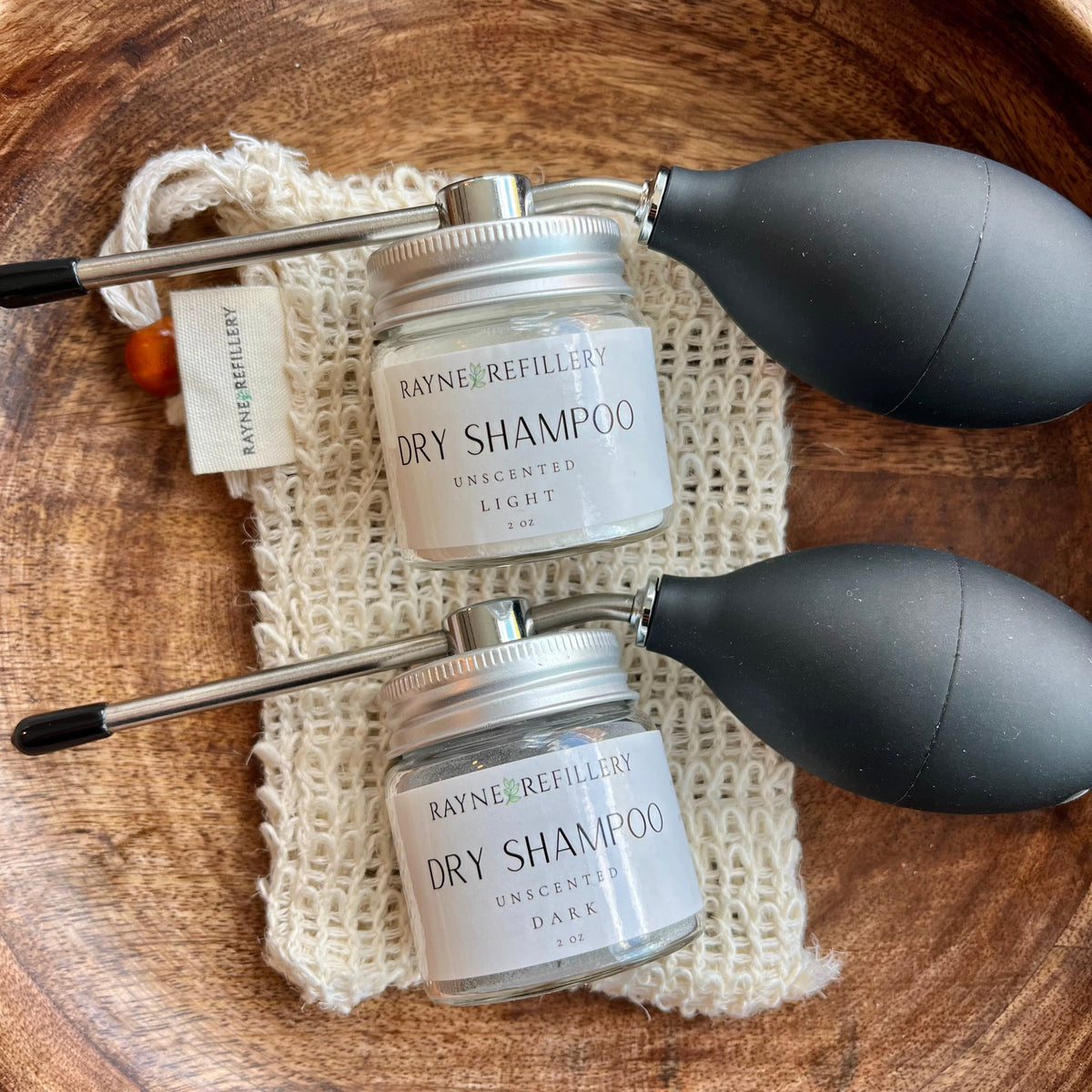 Non-Aerosol Dry Shampoo - Refillable Eco-Friendly Hair Refresher