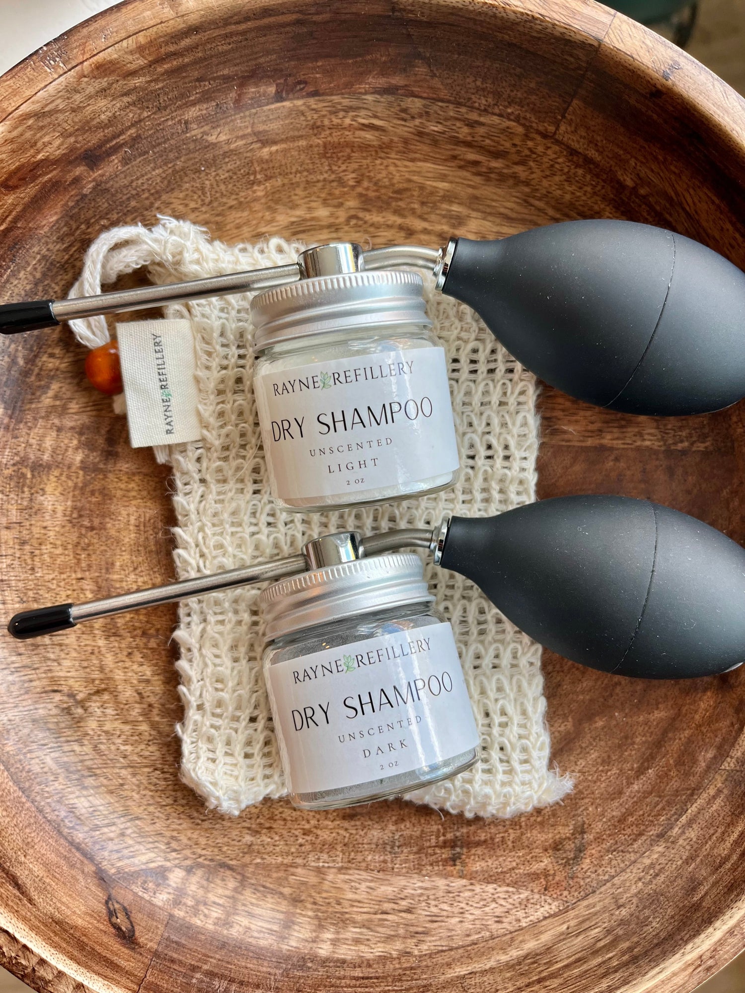 Non-Aerosol Dry Shampoo - Refillable Eco-Friendly Hair Refresher