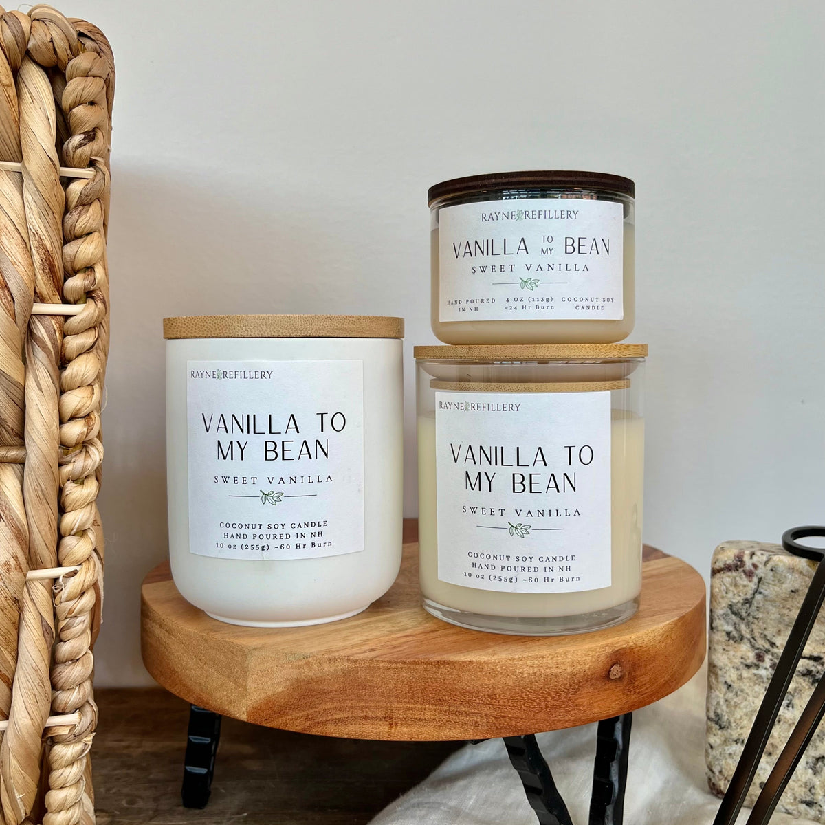 Vanilla To My Bean – Luxury Handmade Coconut Soy Candle