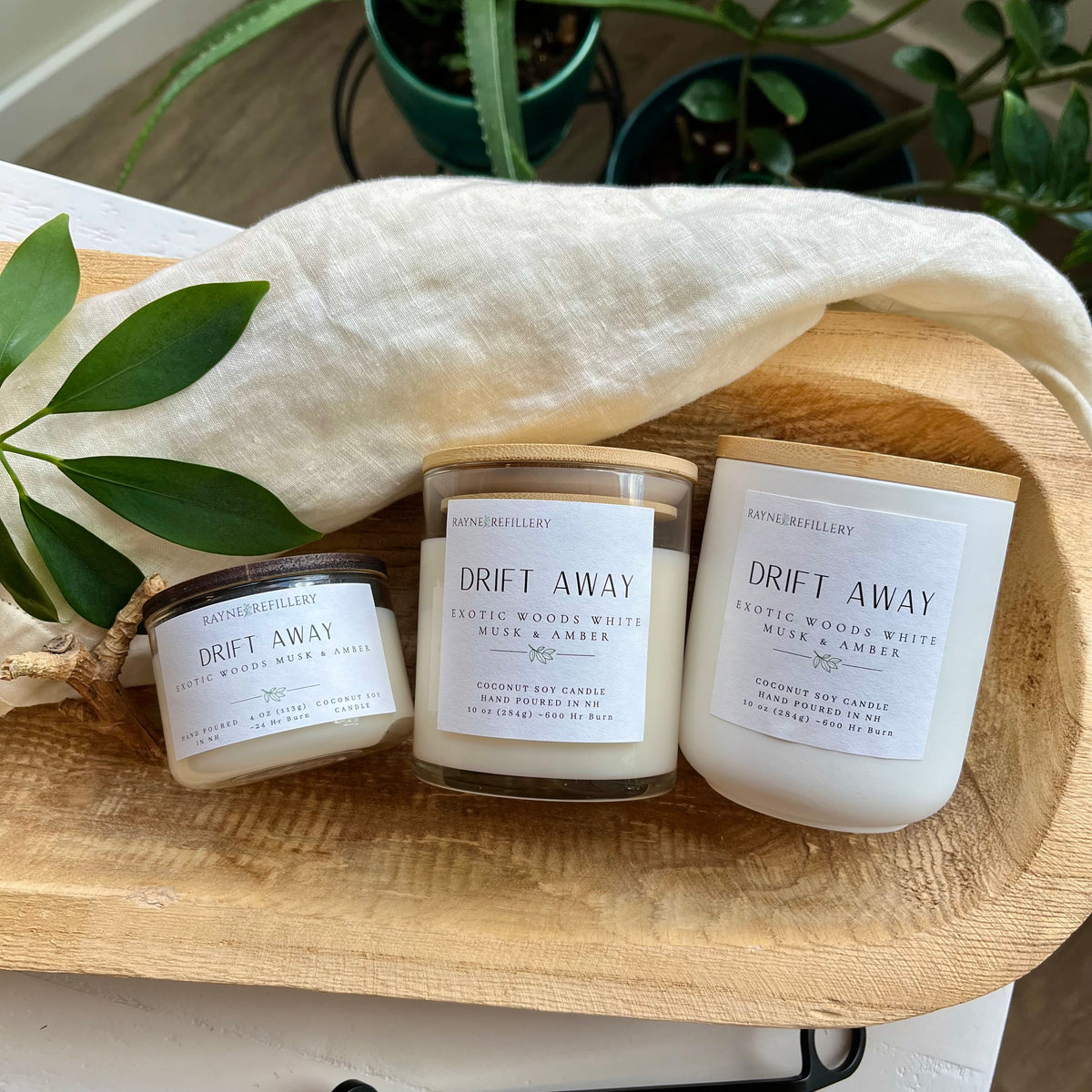 Drift Away – Clean Burning Natural Coconut Soy Candle