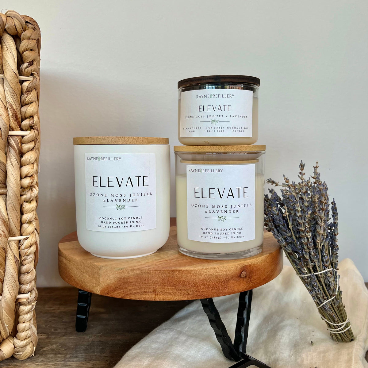 Elevate – Eco-Friendly Luxury Coconut Soy Candle