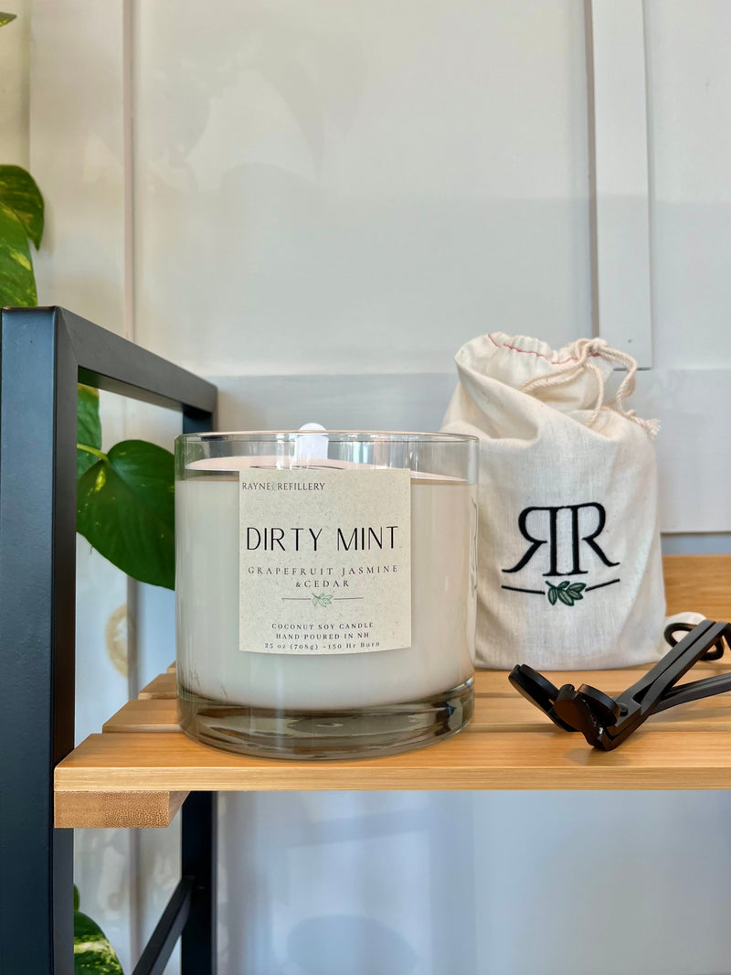 Dirty Mint - Coconut Soy Wax Candle