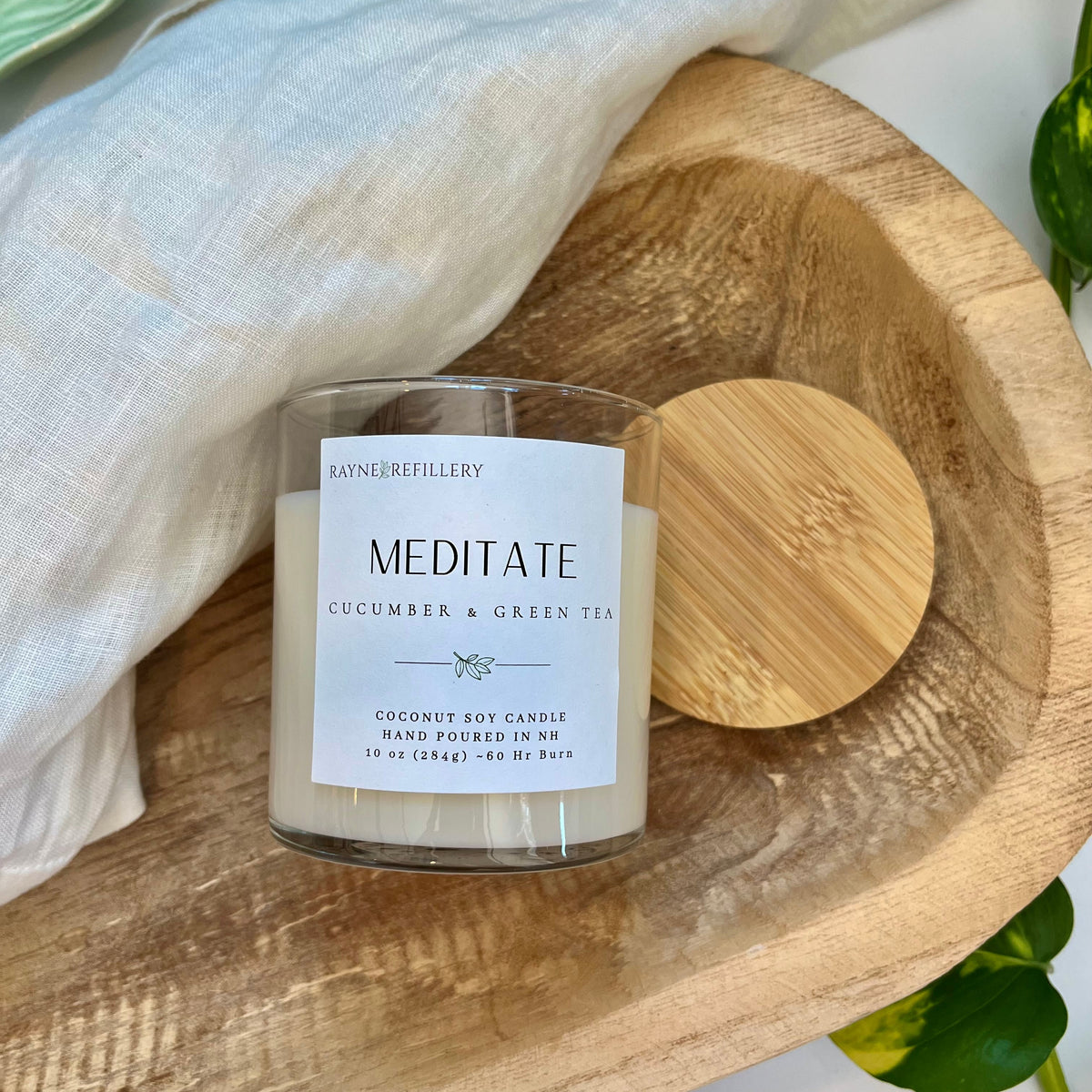 Meditate – Luxury Clean Burning Coconut Soy Candle