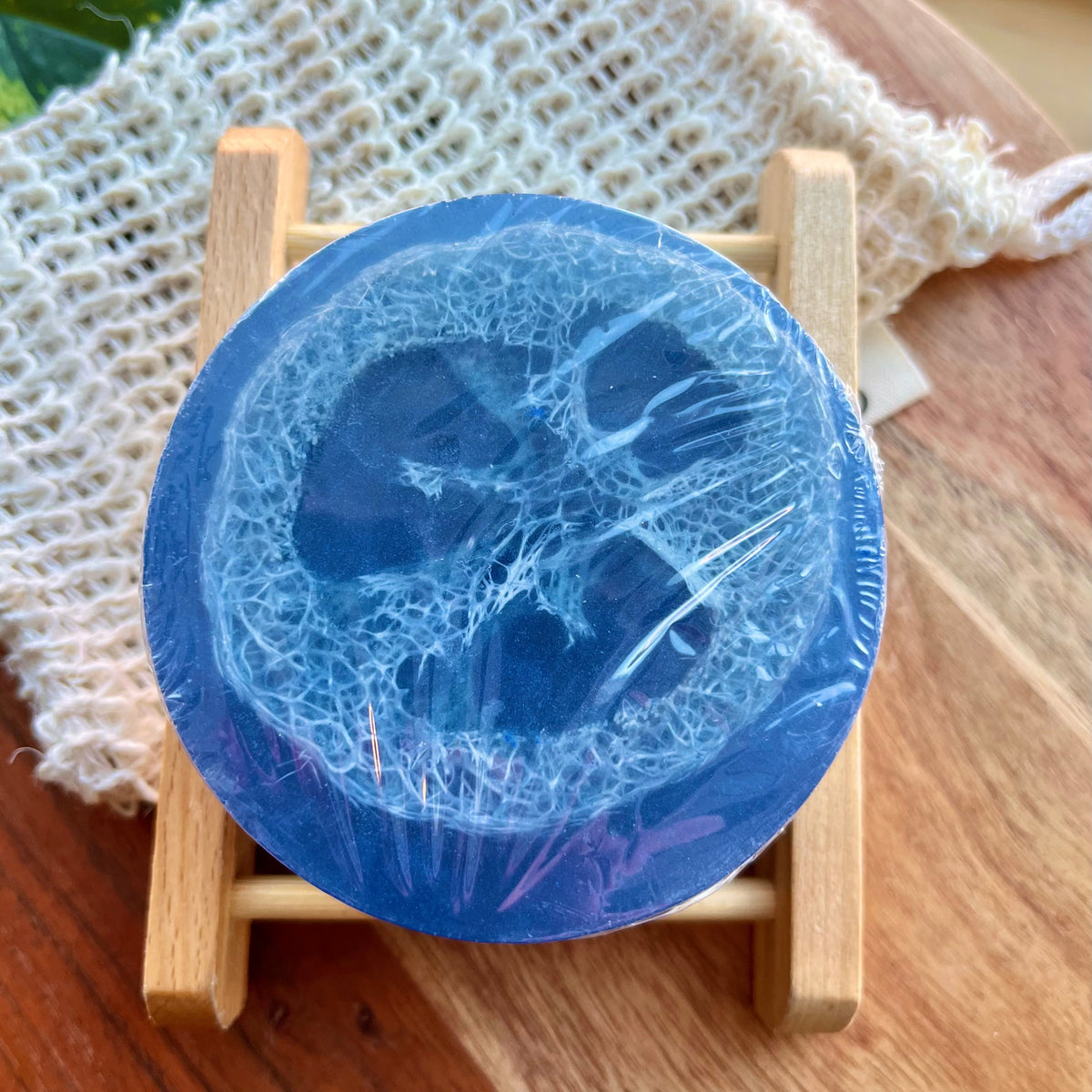 Loofah Soap Bar – Mystical Sea | Exfoliating Vegan Soap