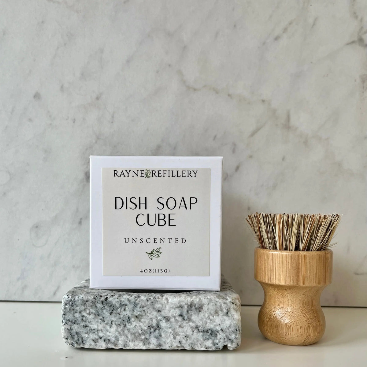 Solid Dish Soap Bar - Zero-Waste Organic Dish Washing Cube - handmade home fragrance gift