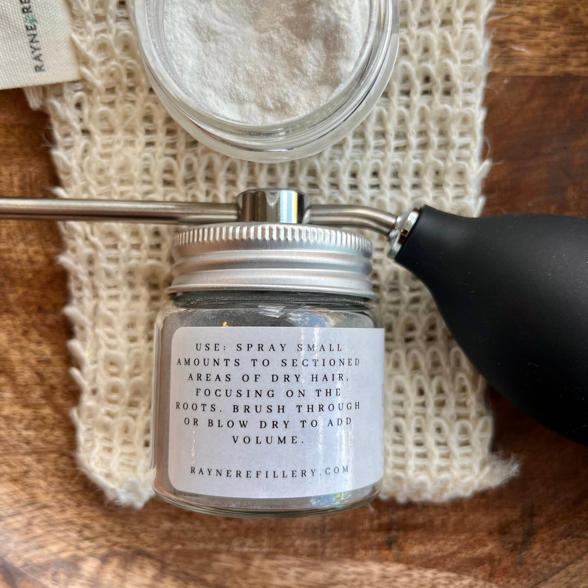 Non-Aerosol Dry Shampoo - Refillable Eco-Friendly Hair Refresher